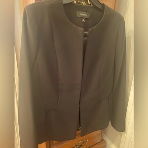 Black single button jacket / suit coat.  Talbots size 8.  Worn once.